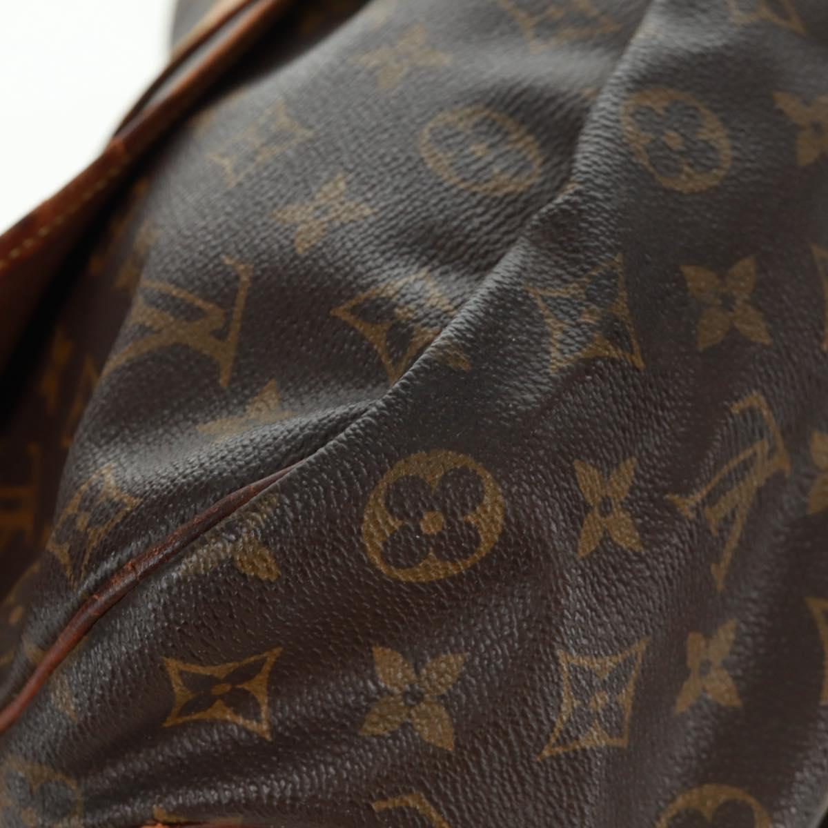 LOUIS VUITTON Monogram Saumur 35 Shoulder Bag M42254 LV Auth 161371