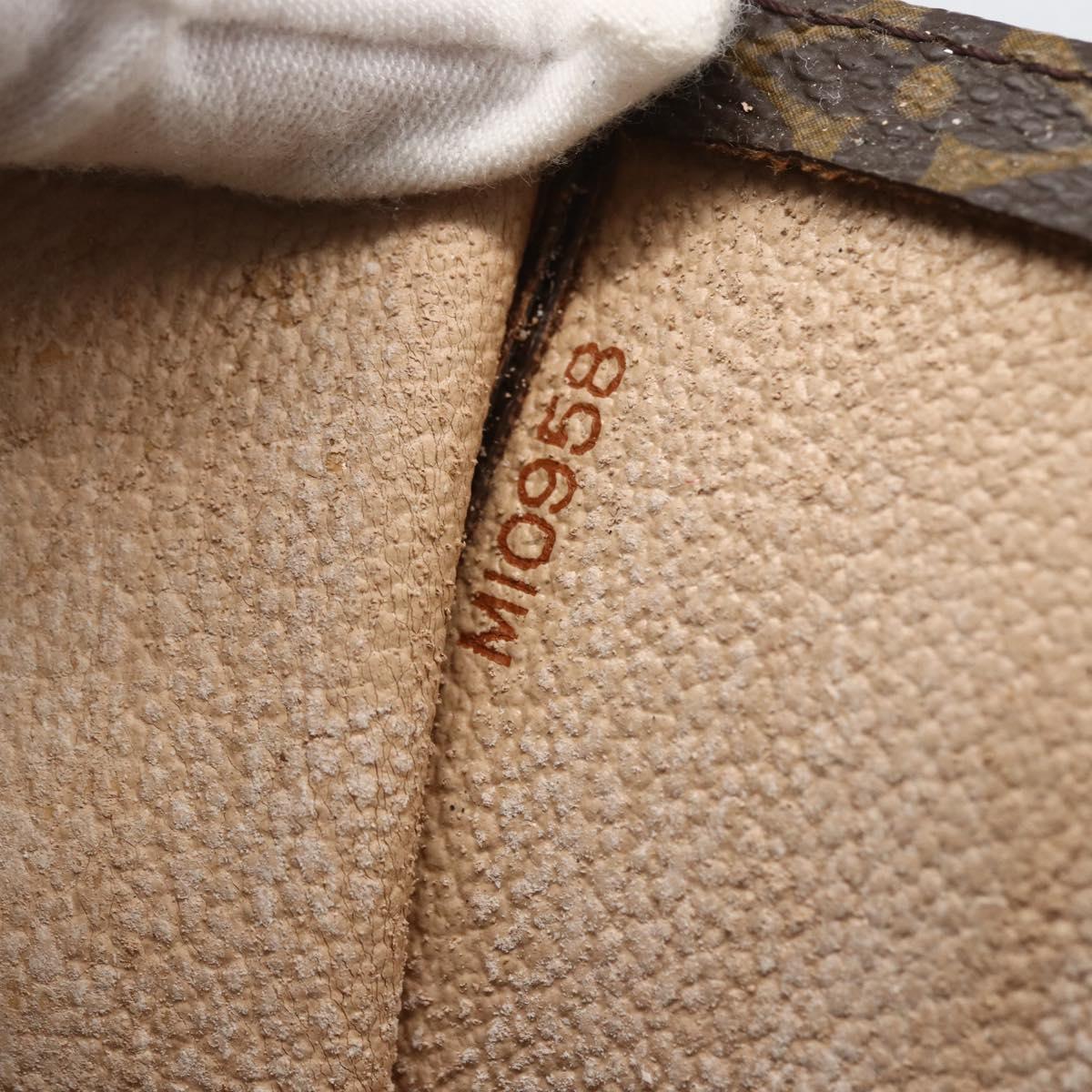 LOUIS VUITTON Monogram Sac Plat Hand Bag M51140 LV Auth 161376