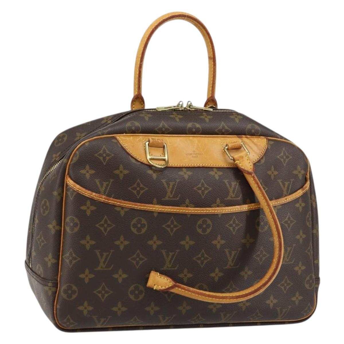 LOUIS VUITTON Monogram Deauville Hand Bag M47270 LV Auth 161377