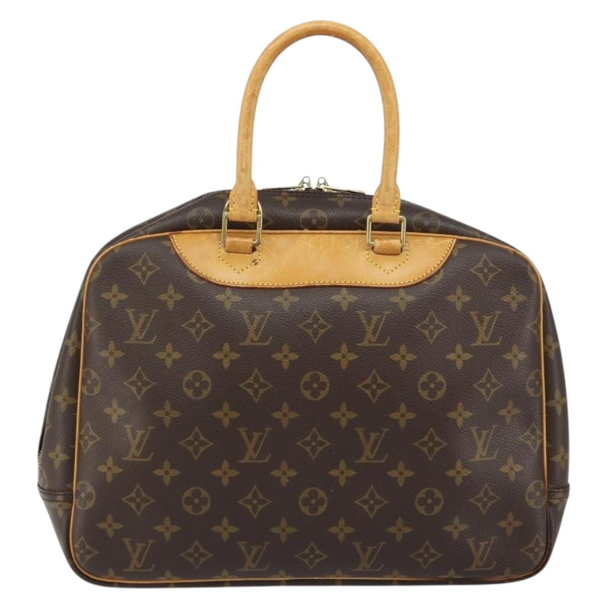 LOUIS VUITTON Monogram Deauville Hand Bag M47270 LV Auth 161377