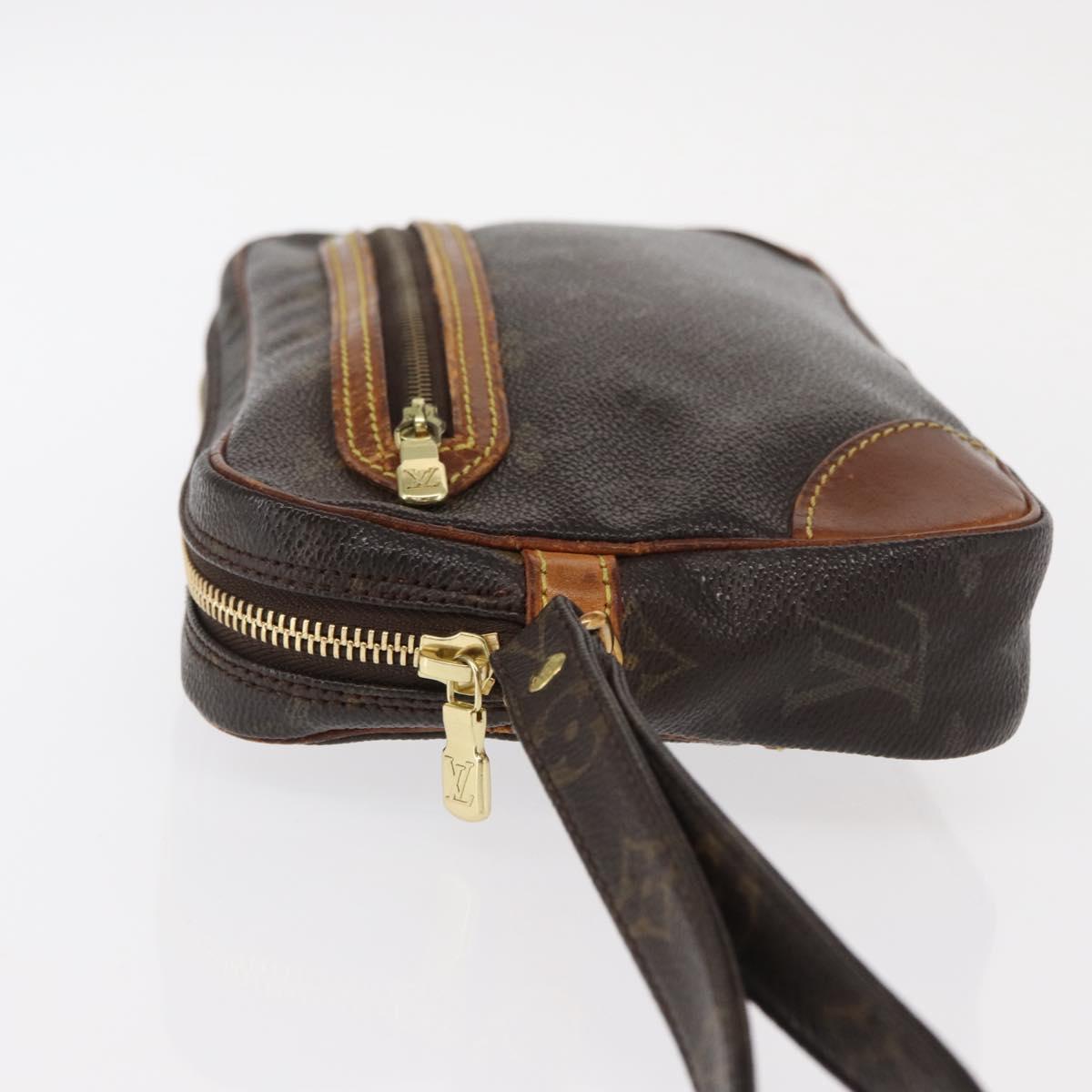 LOUIS VUITTON Monogram Marly Dragonne GM Clutch Bag M51825 LV Auth 161388