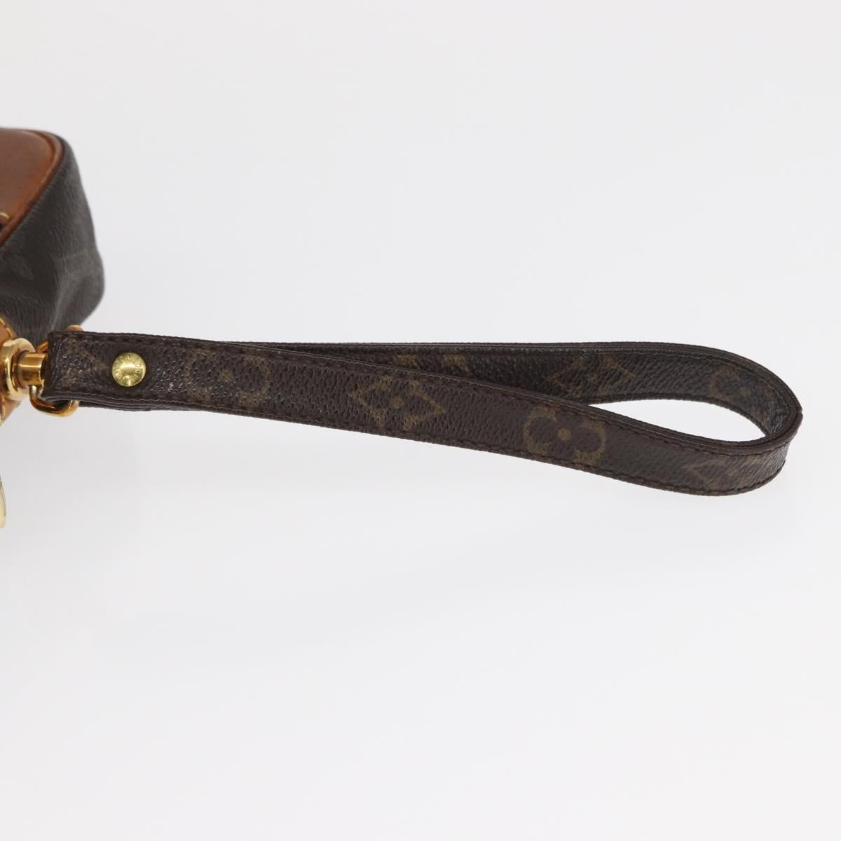 LOUIS VUITTON Monogram Marly Dragonne GM Clutch Bag M51825 LV Auth 161388