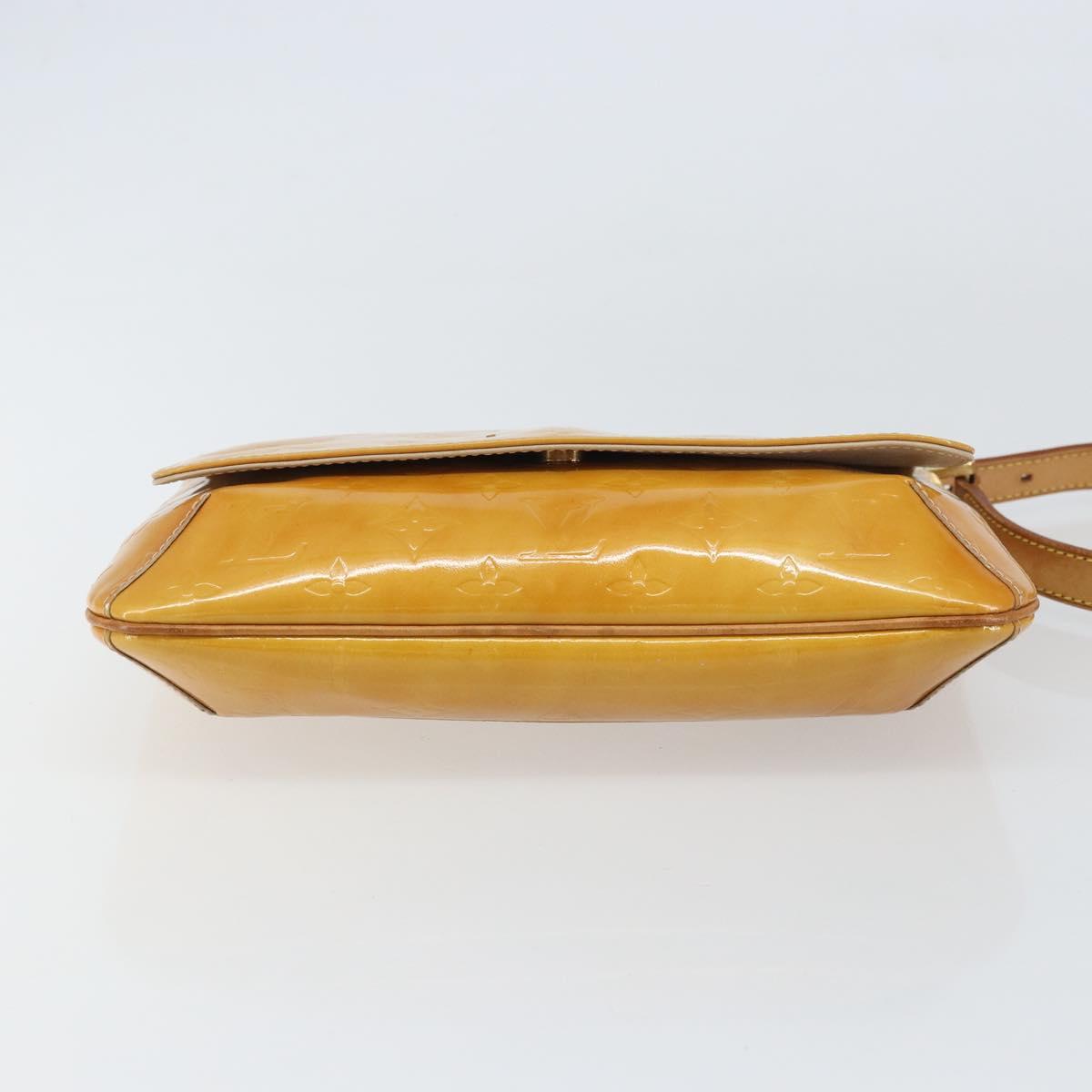 LOUIS VUITTON Monogram Vernis Thompson Street Bag Beige M91301 LV Auth 161400