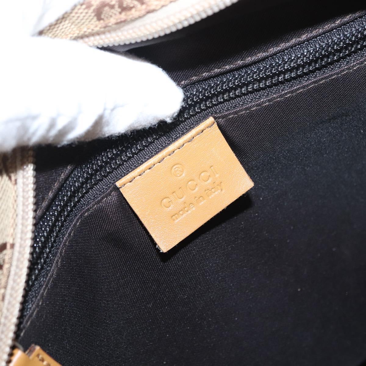 GUCCI GG Canvas Sherry Line Tote Bag Beige 019 0402 1705 Auth 161406