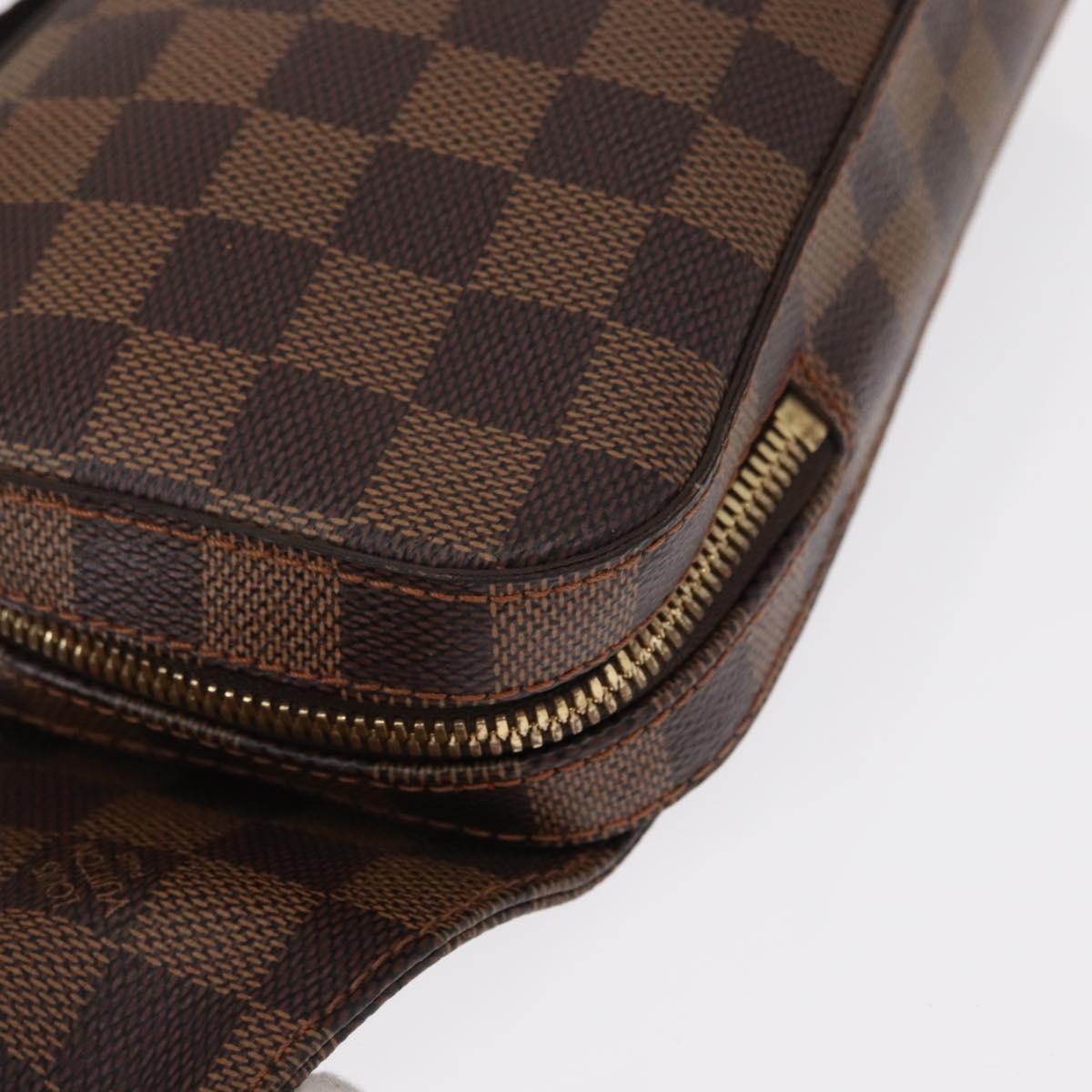 LOUIS VUITTON Damier Ebene Geronimos Shoulder Bag N51994 LV Auth 161424