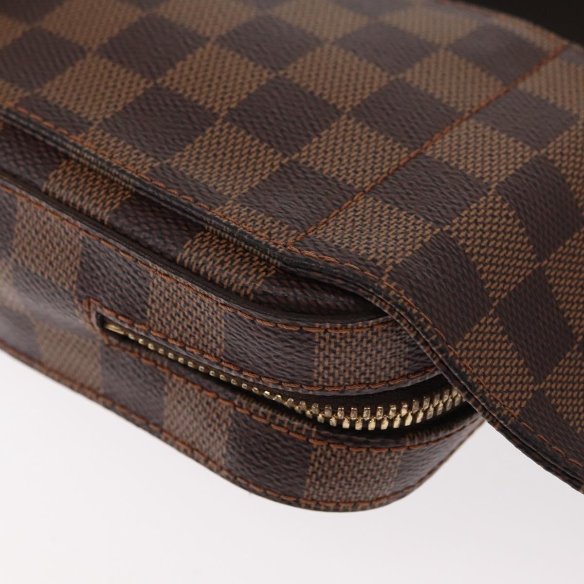 LOUIS VUITTON Damier Ebene Geronimos Shoulder Bag N51994 LV Auth 161424