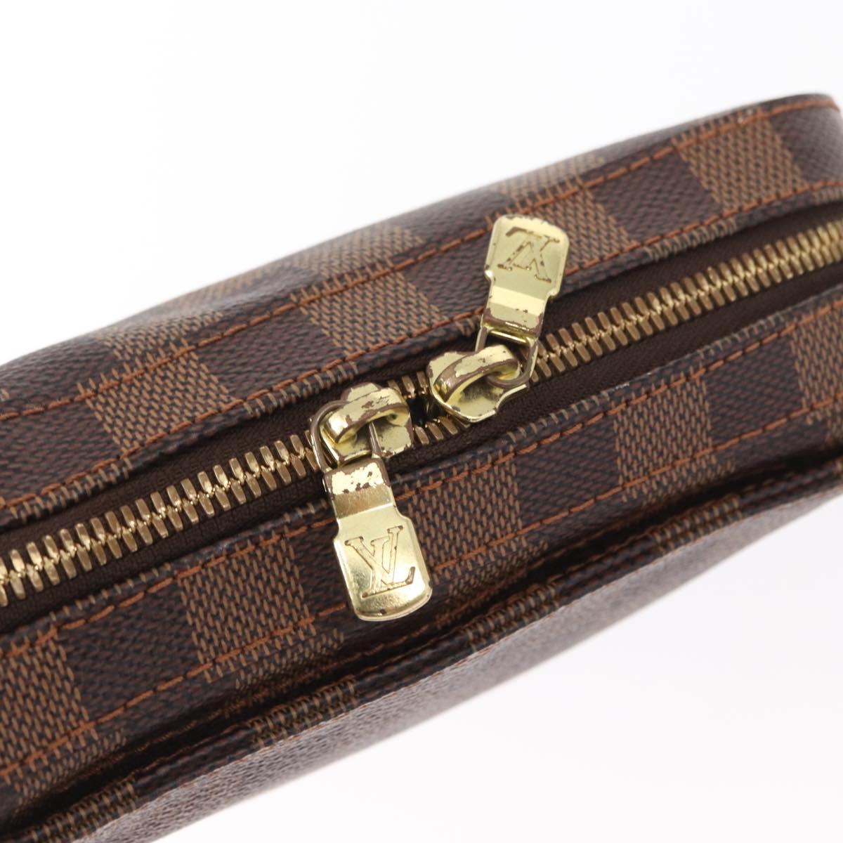 LOUIS VUITTON Damier Ebene Geronimos Shoulder Bag N51994 LV Auth 161424