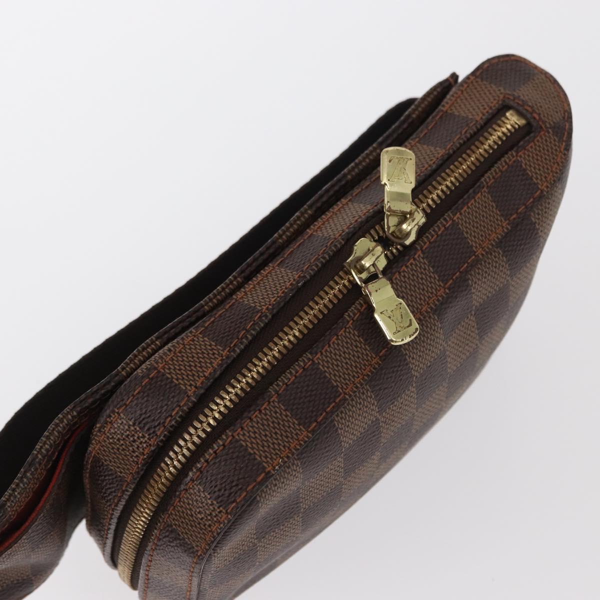 LOUIS VUITTON Damier Ebene Geronimos Shoulder Bag N51994 LV Auth 161424