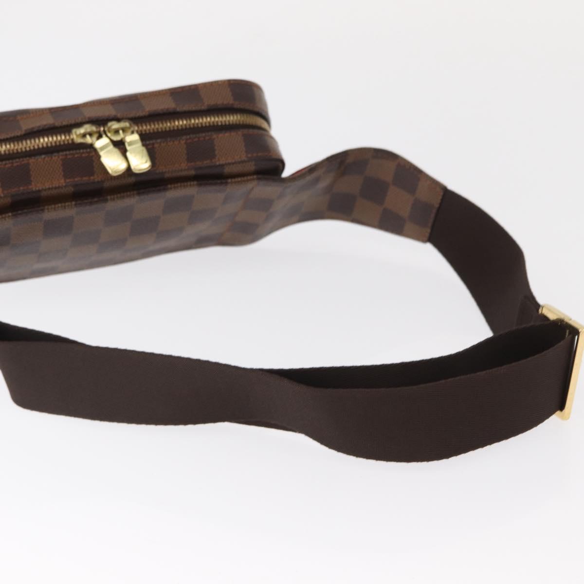 LOUIS VUITTON Damier Ebene Geronimos Shoulder Bag N51994 LV Auth 161424