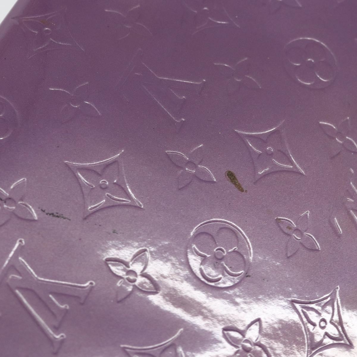 LOUIS VUITTON Monogram Vernis Thompson Street Bag Viole M91095 LV Auth 161428