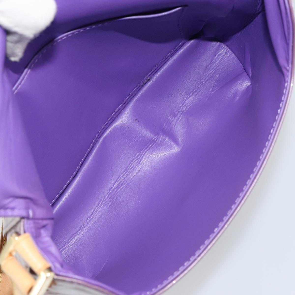 LOUIS VUITTON Monogram Vernis Thompson Street Bag Viole M91095 LV Auth 161428