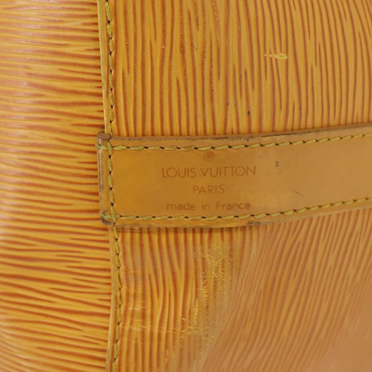 LOUIS VUITTON Epi Petit Noe Shoulder Bag Yellow M44109 LV Auth 161436