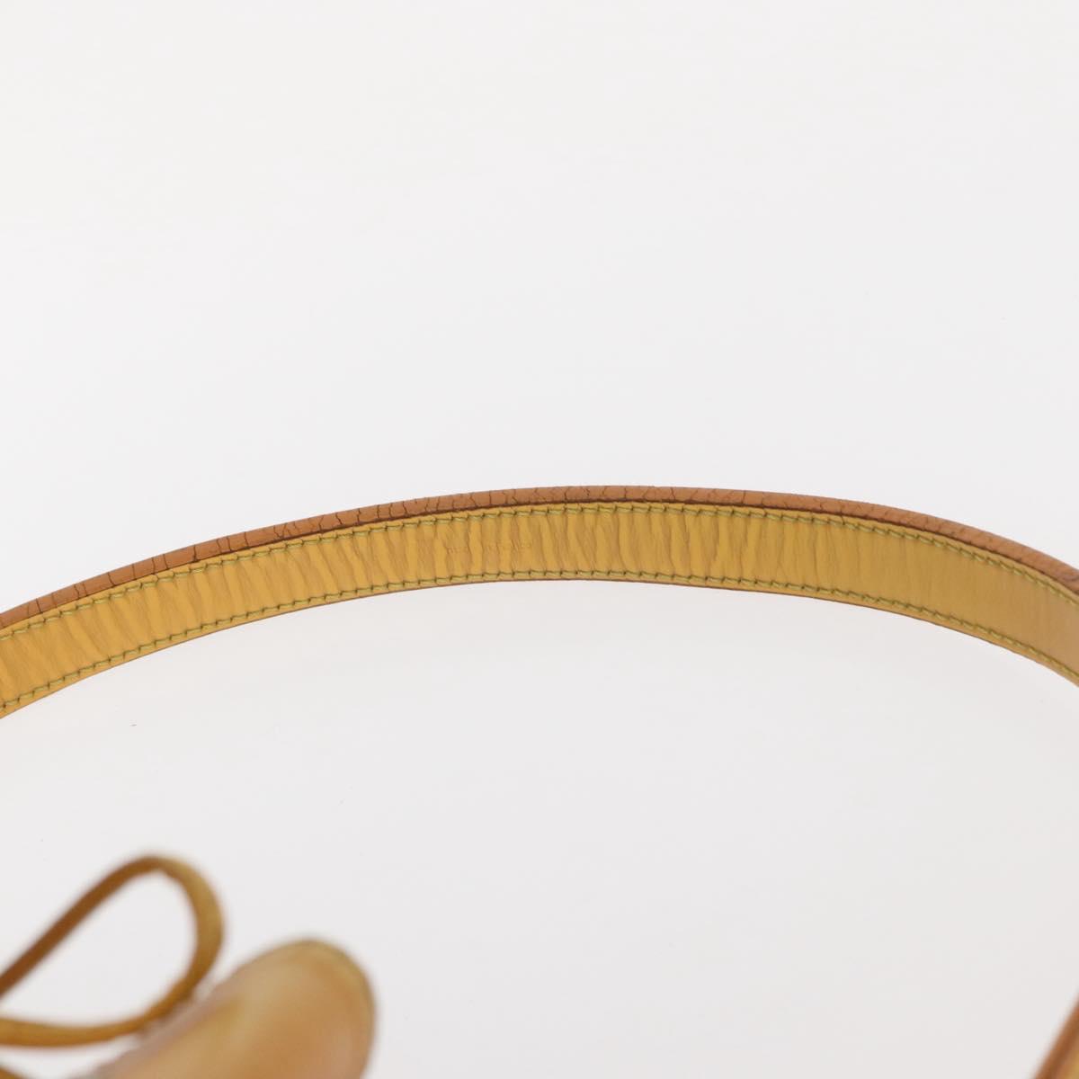 LOUIS VUITTON Epi Petit Noe Shoulder Bag Yellow M44109 LV Auth 161436