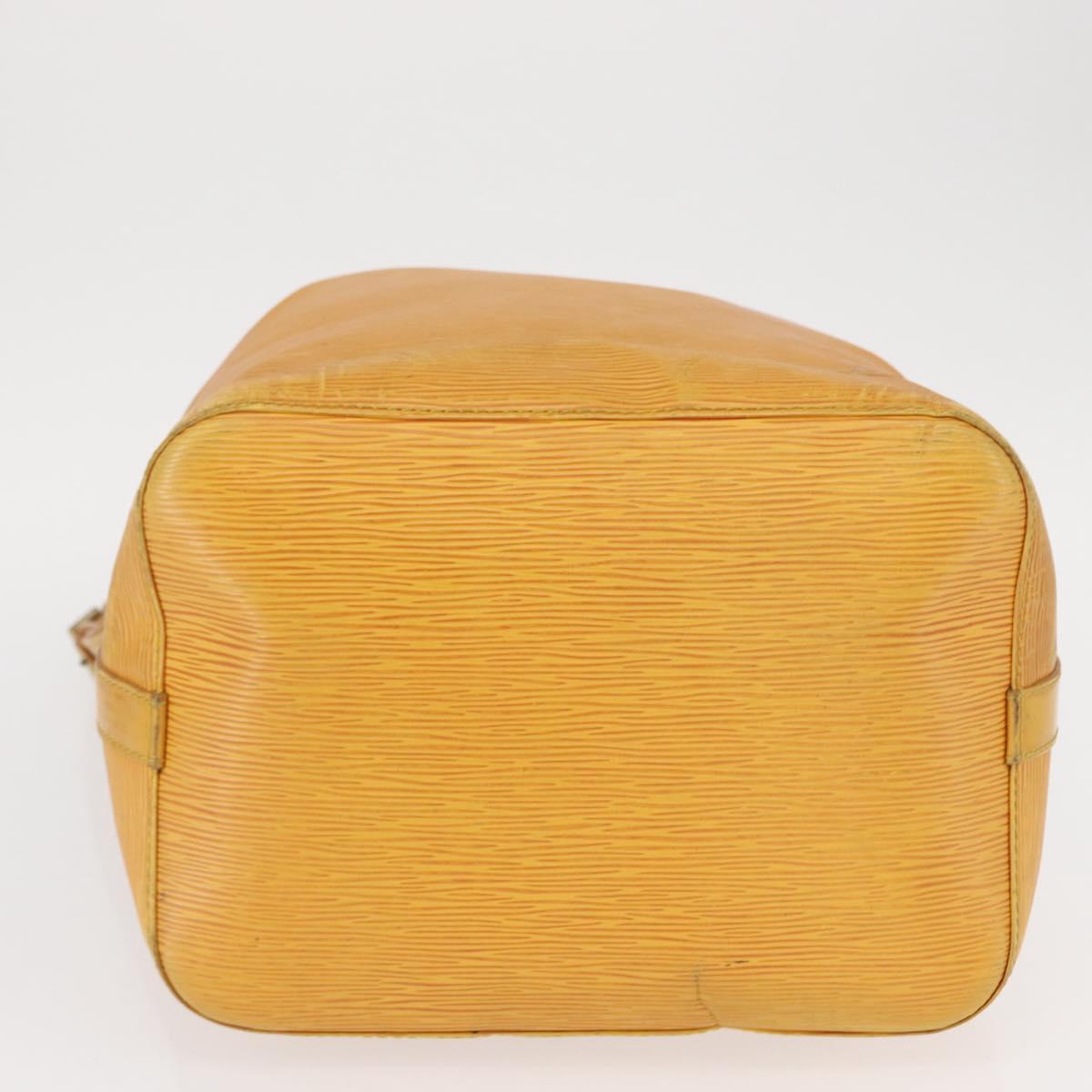 LOUIS VUITTON Epi Petit Noe Shoulder Bag Yellow M44109 LV Auth 161436
