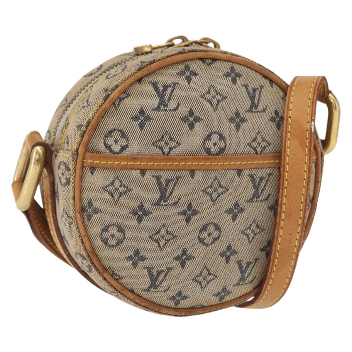 LOUIS VUITTON Monogram Mini Jeanne PM Shoulder Bag Blue M92001 LV Auth 161441
