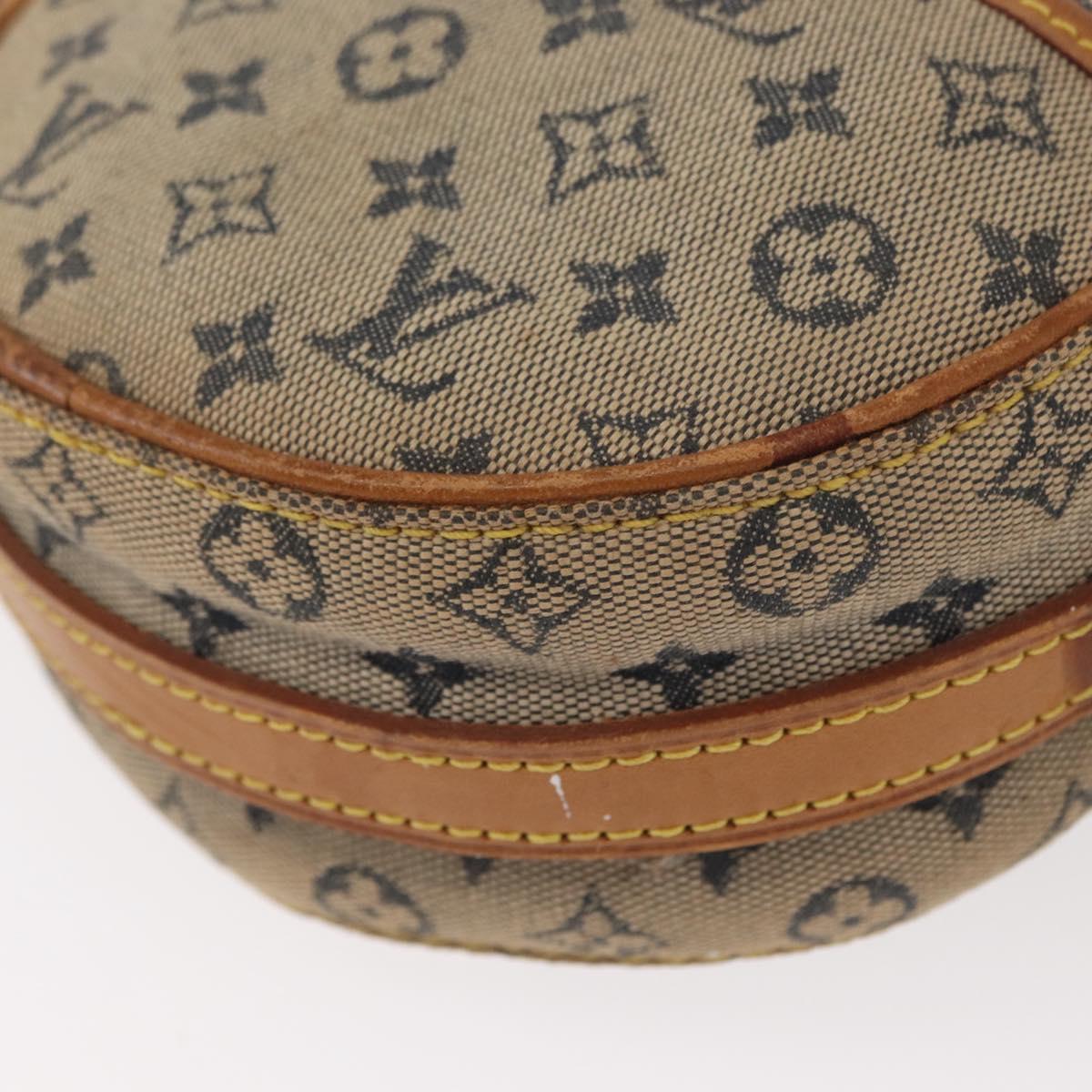LOUIS VUITTON Monogram Mini Jeanne PM Shoulder Bag Blue M92001 LV Auth 161441