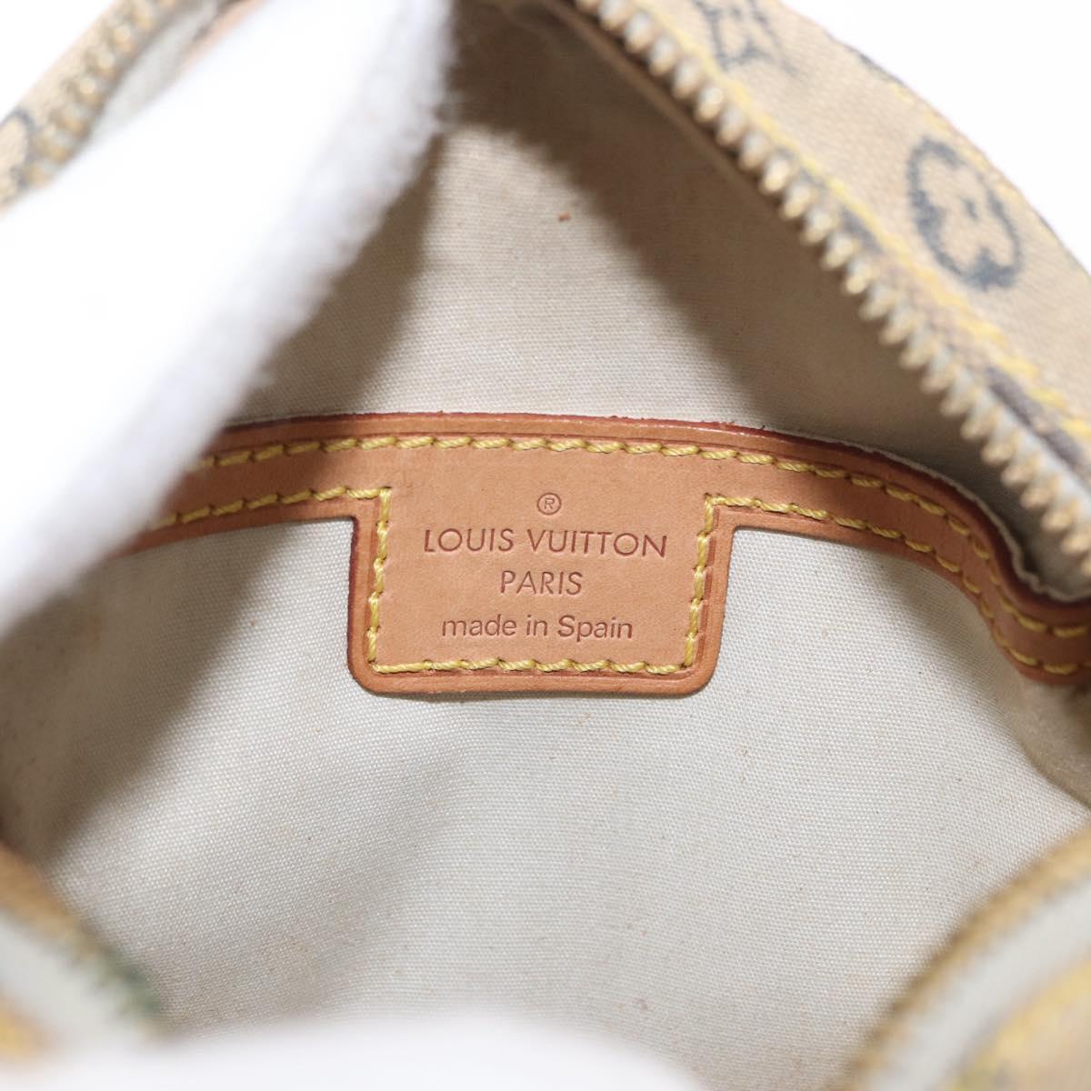 LOUIS VUITTON Monogram Mini Jeanne PM Shoulder Bag Blue M92001 LV Auth 161441