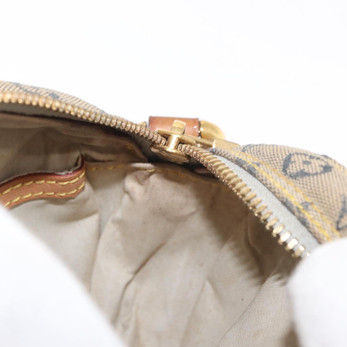 LOUIS VUITTON Monogram Mini Jeanne PM Shoulder Bag Blue M92001 LV Auth 161441