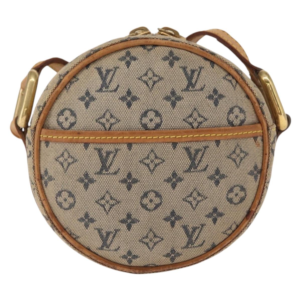 LOUIS VUITTON Monogram Mini Jeanne PM Shoulder Bag Blue M92001 LV Auth 161441