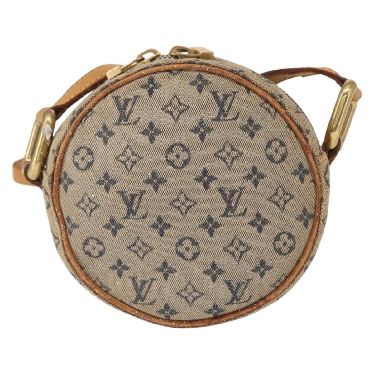 LOUIS VUITTON Monogram Mini Jeanne PM Shoulder Bag Blue M92001 LV Auth 161441