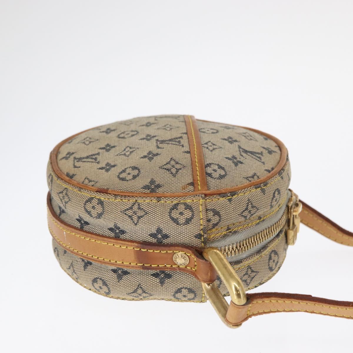 LOUIS VUITTON Monogram Mini Jeanne PM Shoulder Bag Blue M92001 LV Auth 161441