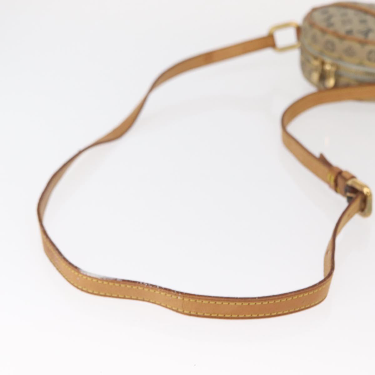 LOUIS VUITTON Monogram Mini Jeanne PM Shoulder Bag Blue M92001 LV Auth 161441