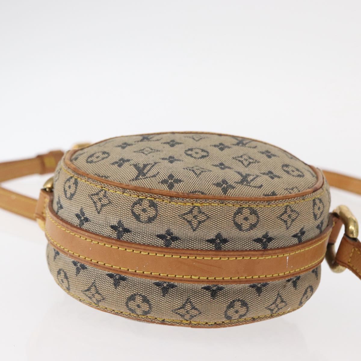 LOUIS VUITTON Monogram Mini Jeanne PM Shoulder Bag Blue M92001 LV Auth 161441