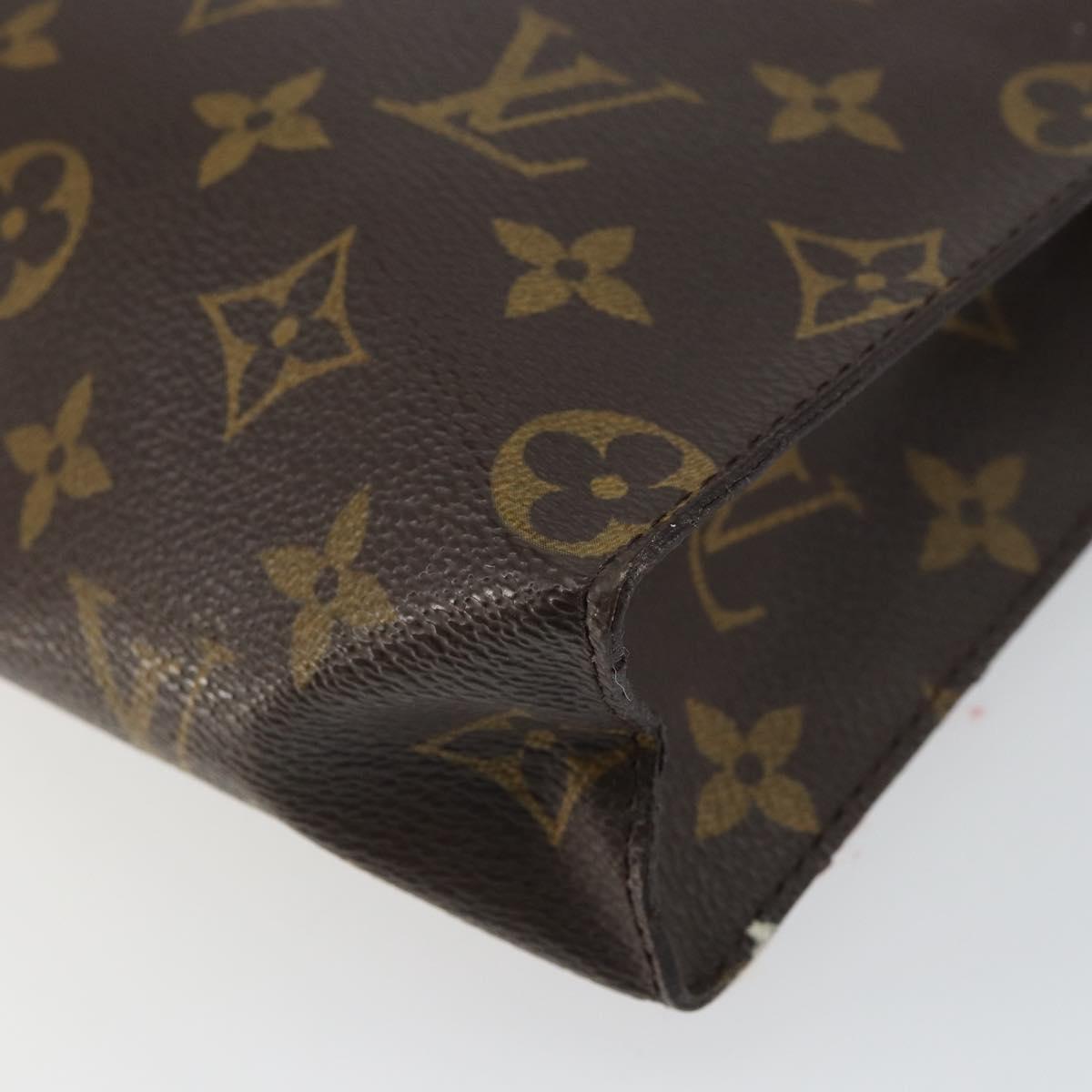 LOUIS VUITTON Monogram Poche Toilette 26 Pouch M47542 LV Auth 161450