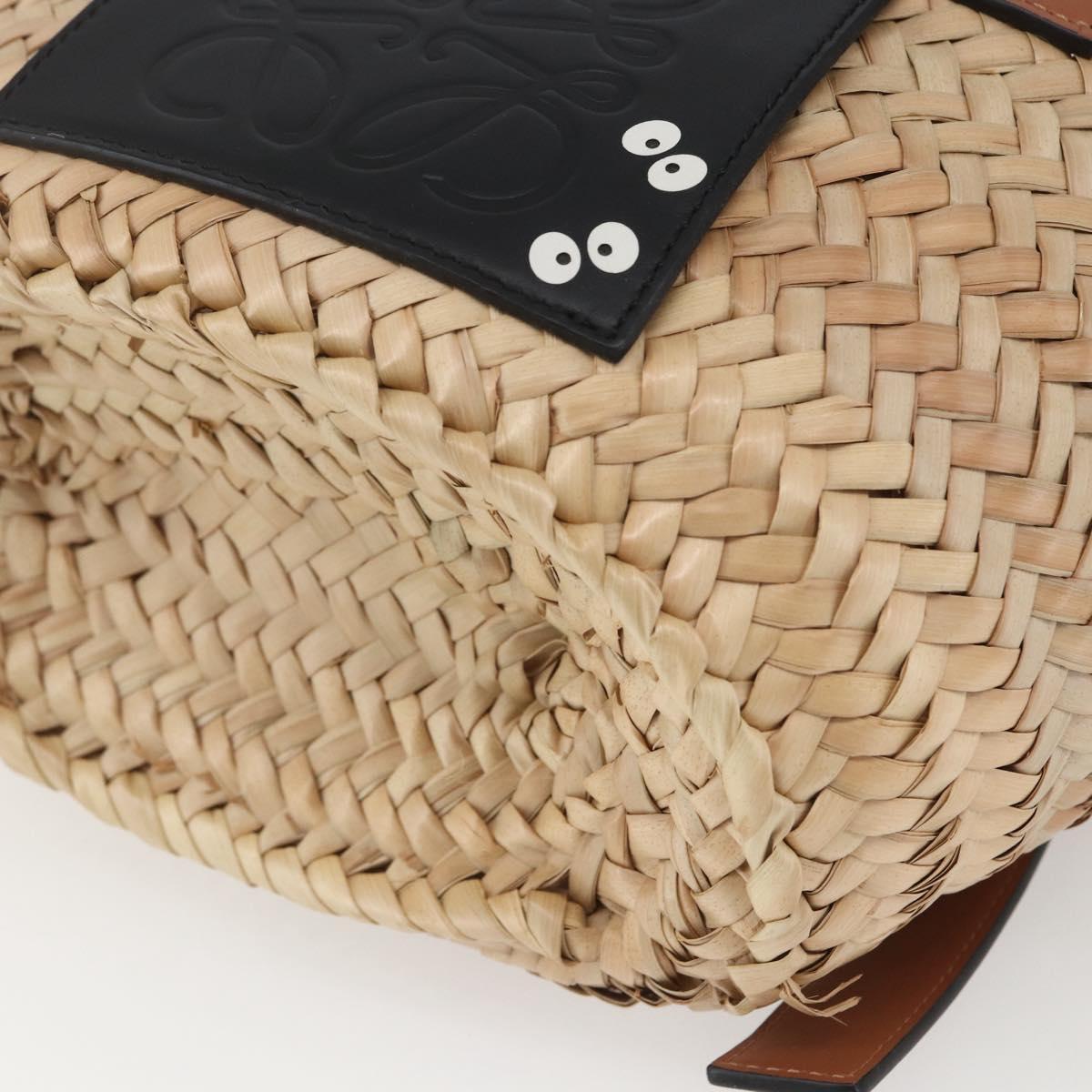 LOEWE Small Basket My Neighbor Totoro Makkuro Kurosuke Ghibli Bag Auth 161454SM