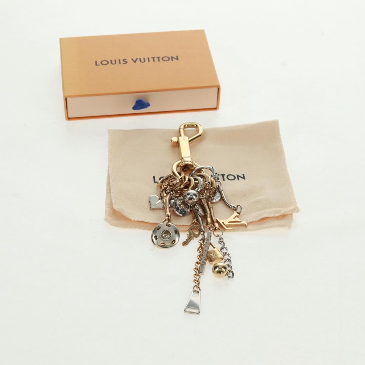 LOUIS VUITTON Key Holder Metal Louis Vuitton テ Judy Blame Gold Tone Auth 161457V