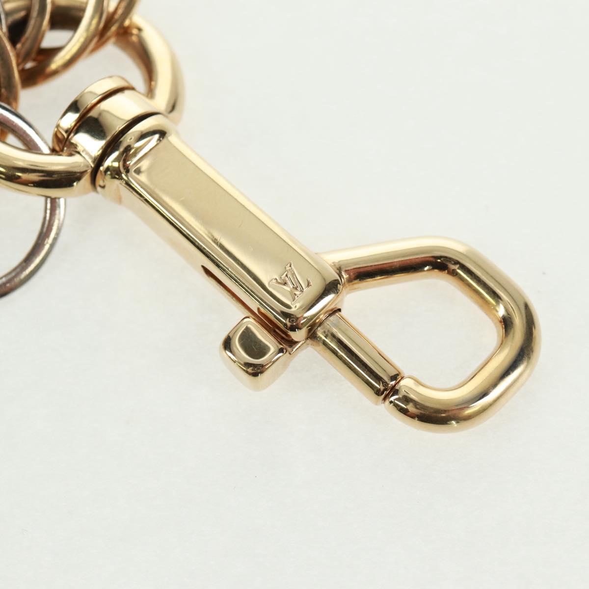 LOUIS VUITTON Key Holder Metal Louis Vuitton テ Judy Blame Gold Tone Auth 161457V