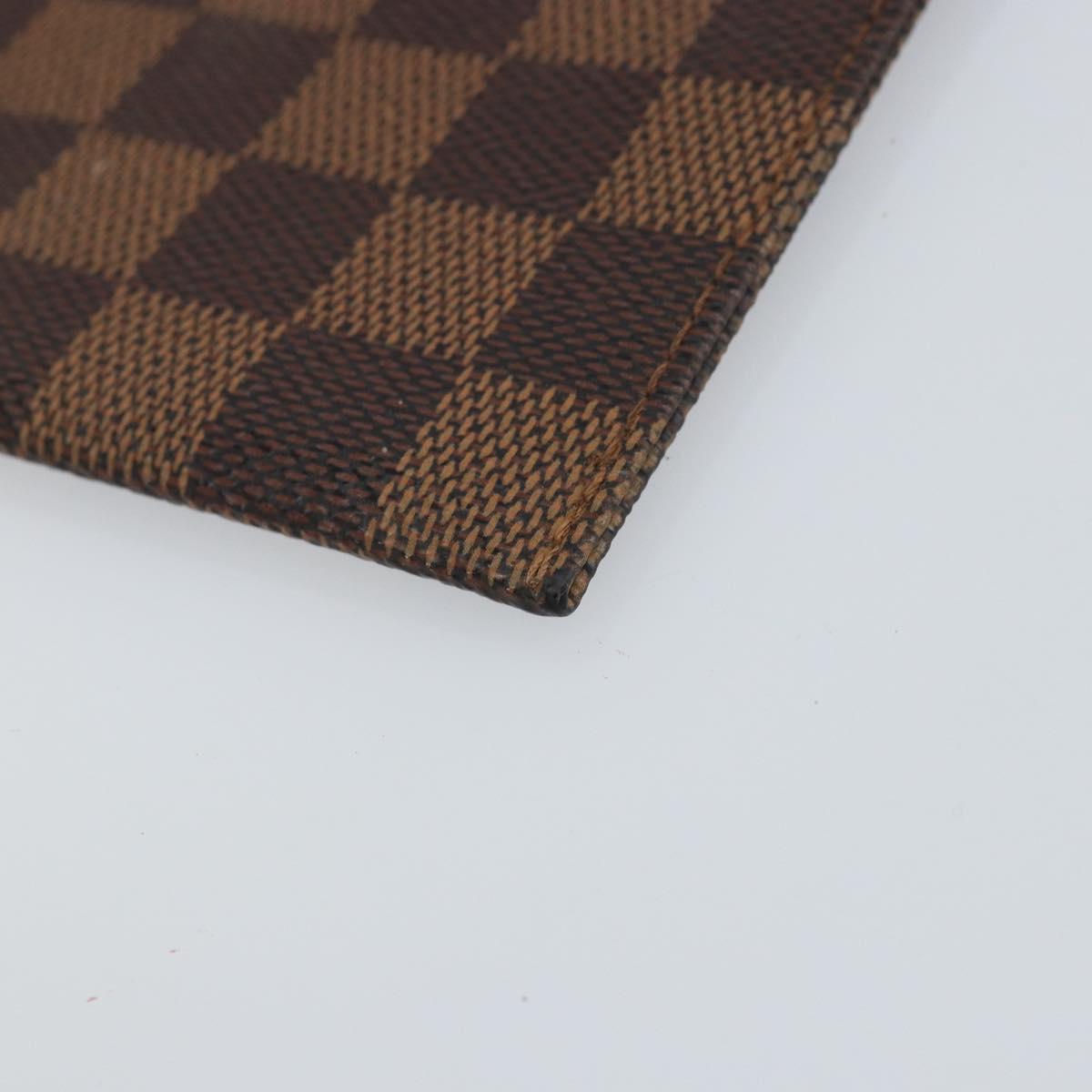 LOUIS VUITTON Damier Ebene Clifton Pouch N51149 LV Auth 161460