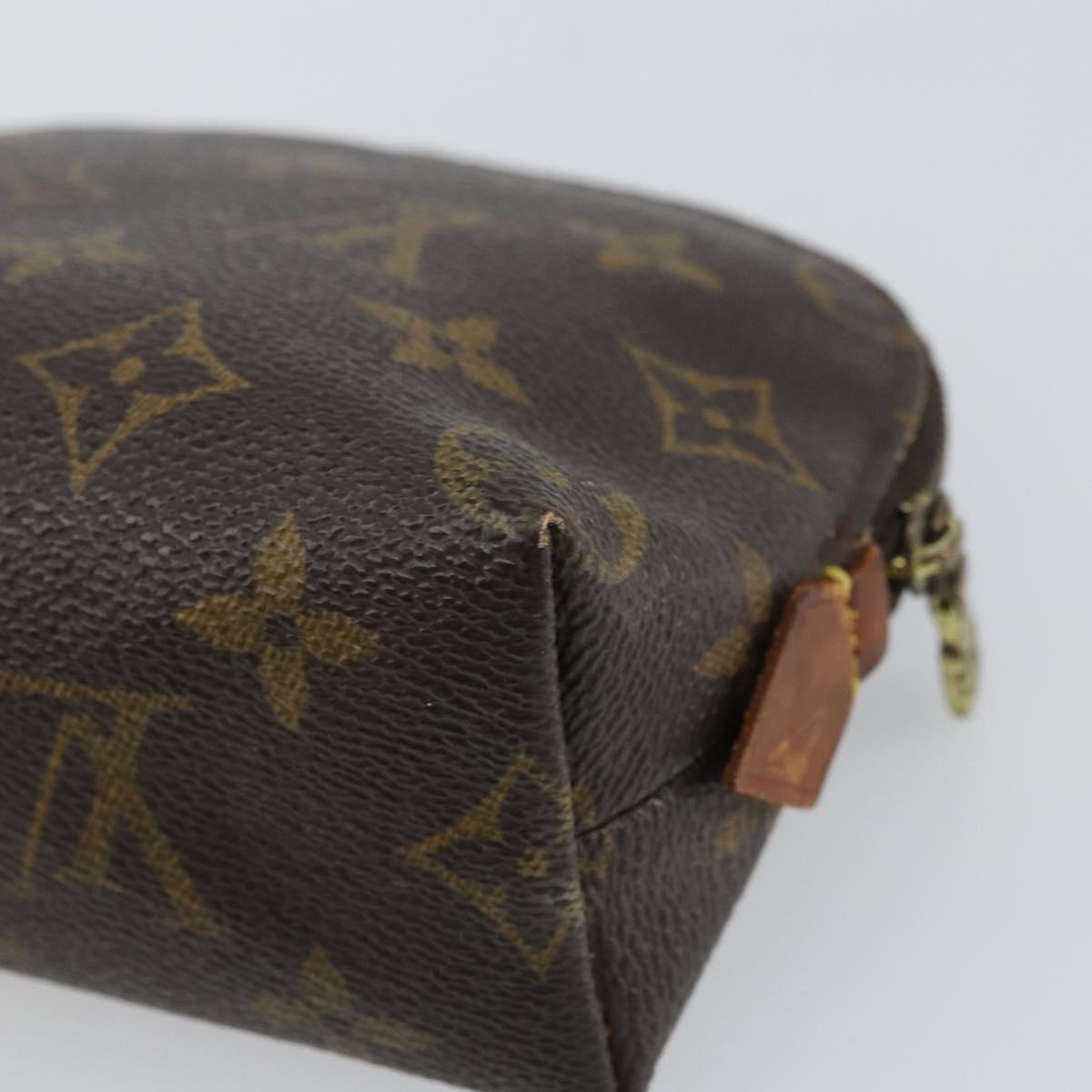 LOUIS VUITTON Monogram Pochette Cosmetic PM Pouch M43998 LV Auth 161471