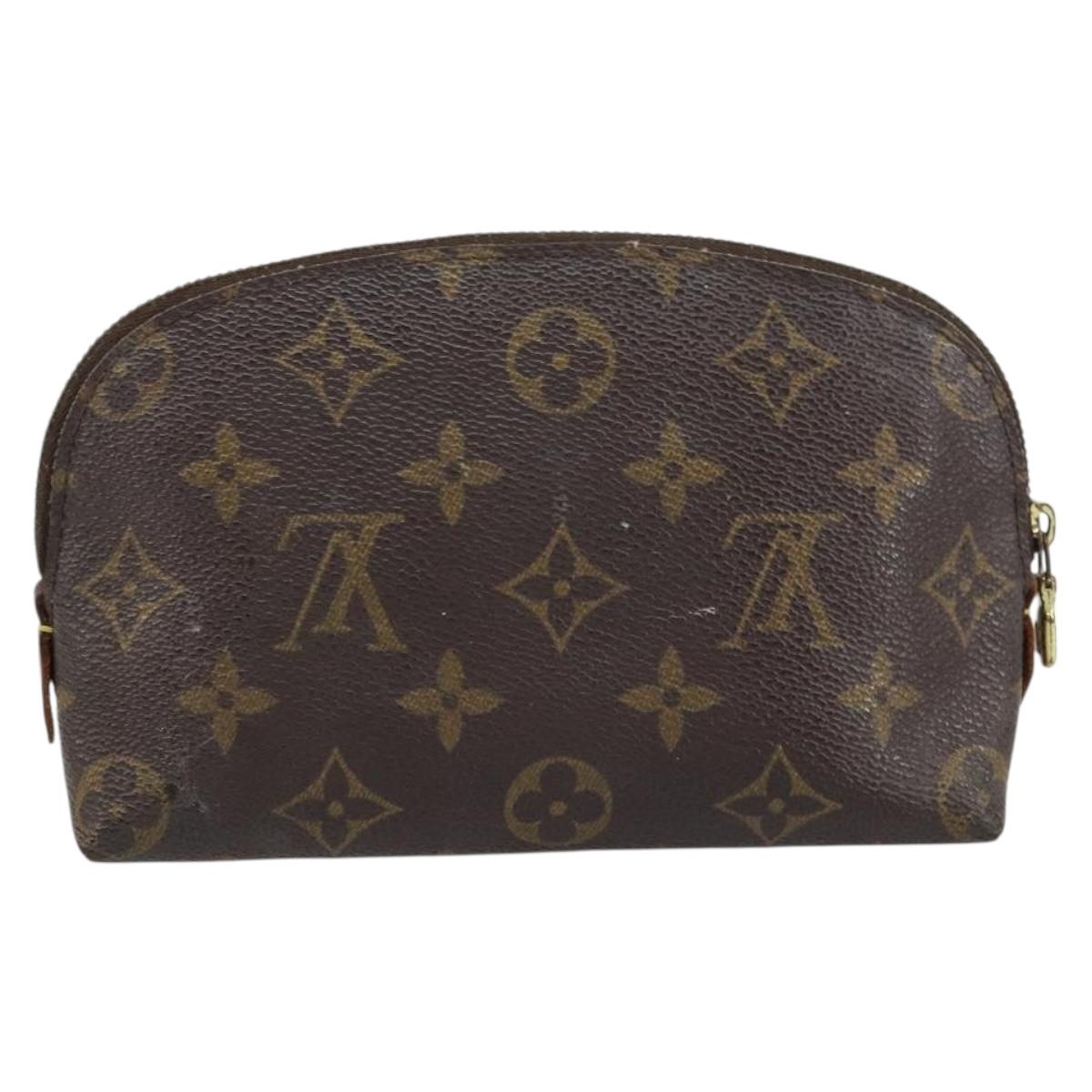 LOUIS VUITTON Monogram Pochette Cosmetic PM Pouch M43998 LV Auth 161471