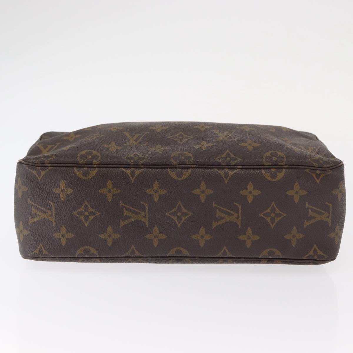 LOUIS VUITTON Monogram Trousse Toilette 28 Clutch Bag M47522 LV Auth 161479