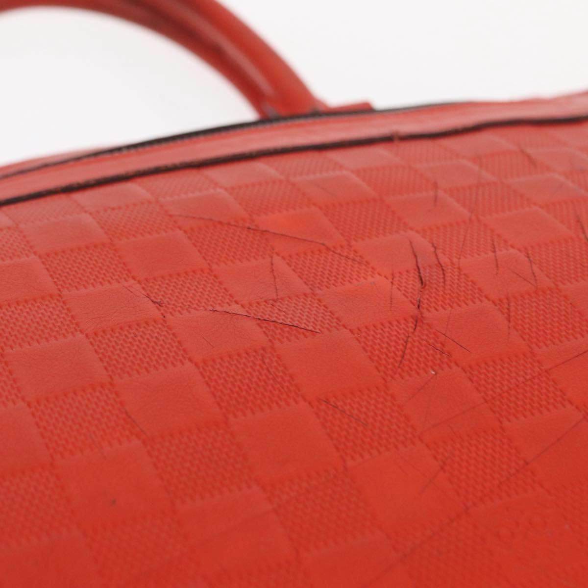 LOUIS VUITTON Damier Infini Porte Documents Voyage Orange N41143 LV Auth 161486
