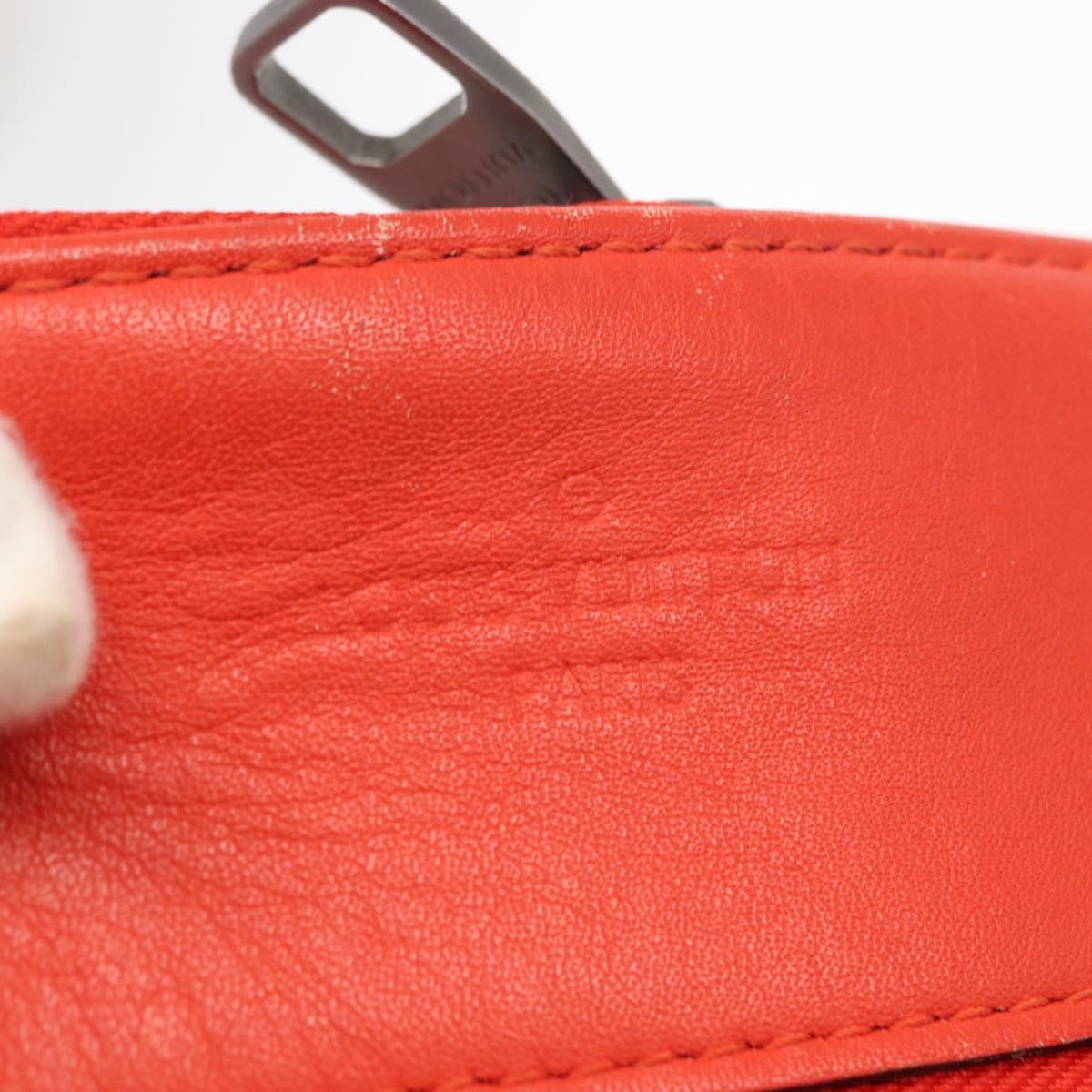 LOUIS VUITTON Damier Infini Porte Documents Voyage Orange N41143 LV Auth 161486