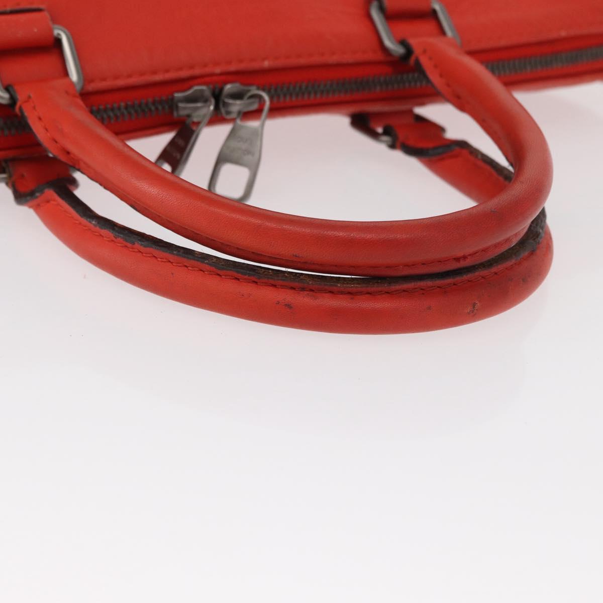 LOUIS VUITTON Damier Infini Porte Documents Voyage Orange N41143 LV Auth 161486