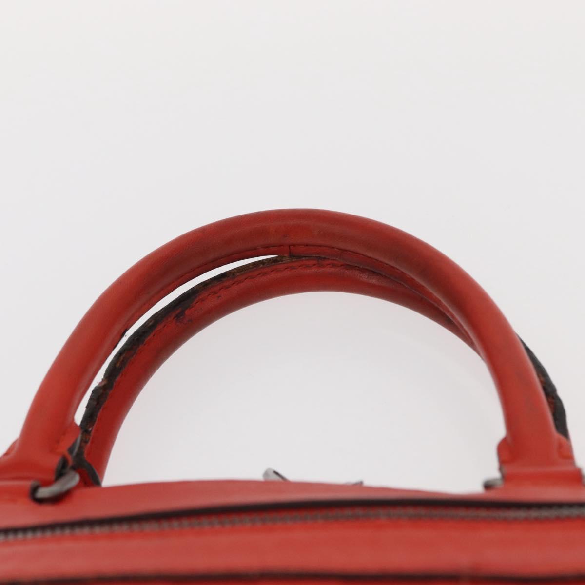 LOUIS VUITTON Damier Infini Porte Documents Voyage Orange N41143 LV Auth 161486