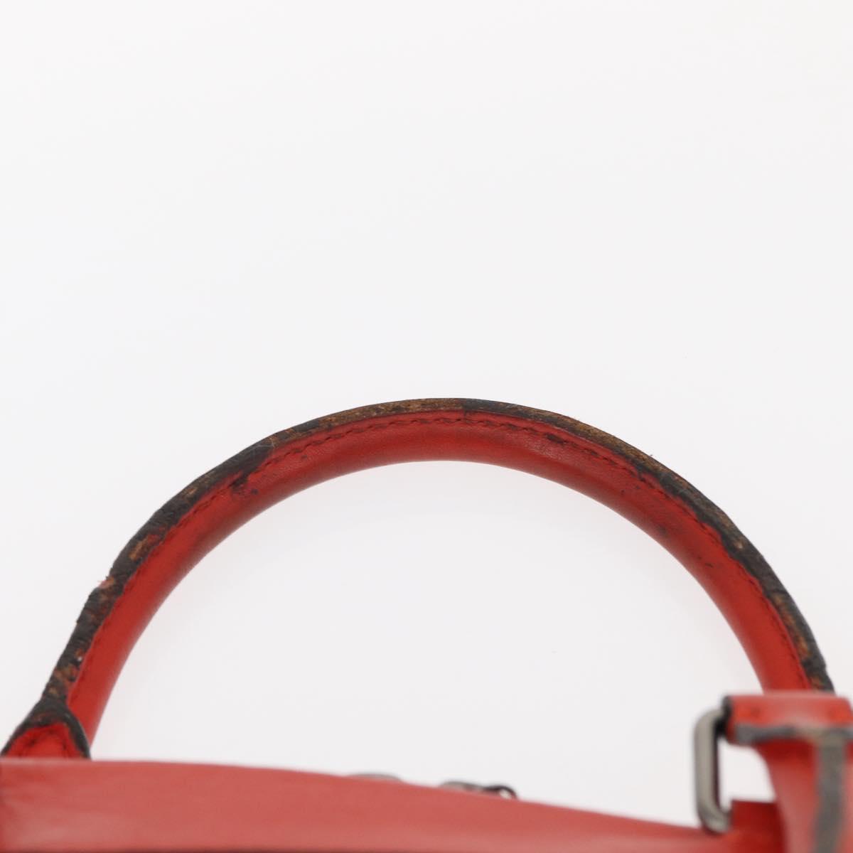 LOUIS VUITTON Damier Infini Porte Documents Voyage Orange N41143 LV Auth 161486