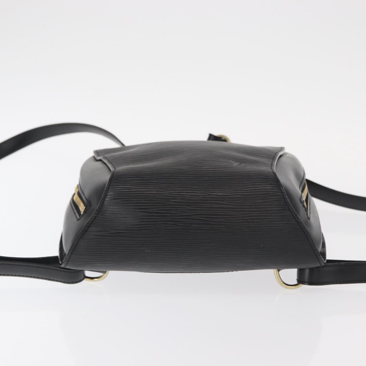 LOUIS VUITTON Epi Mabillon Backpack Black M52232 LV Auth 161498