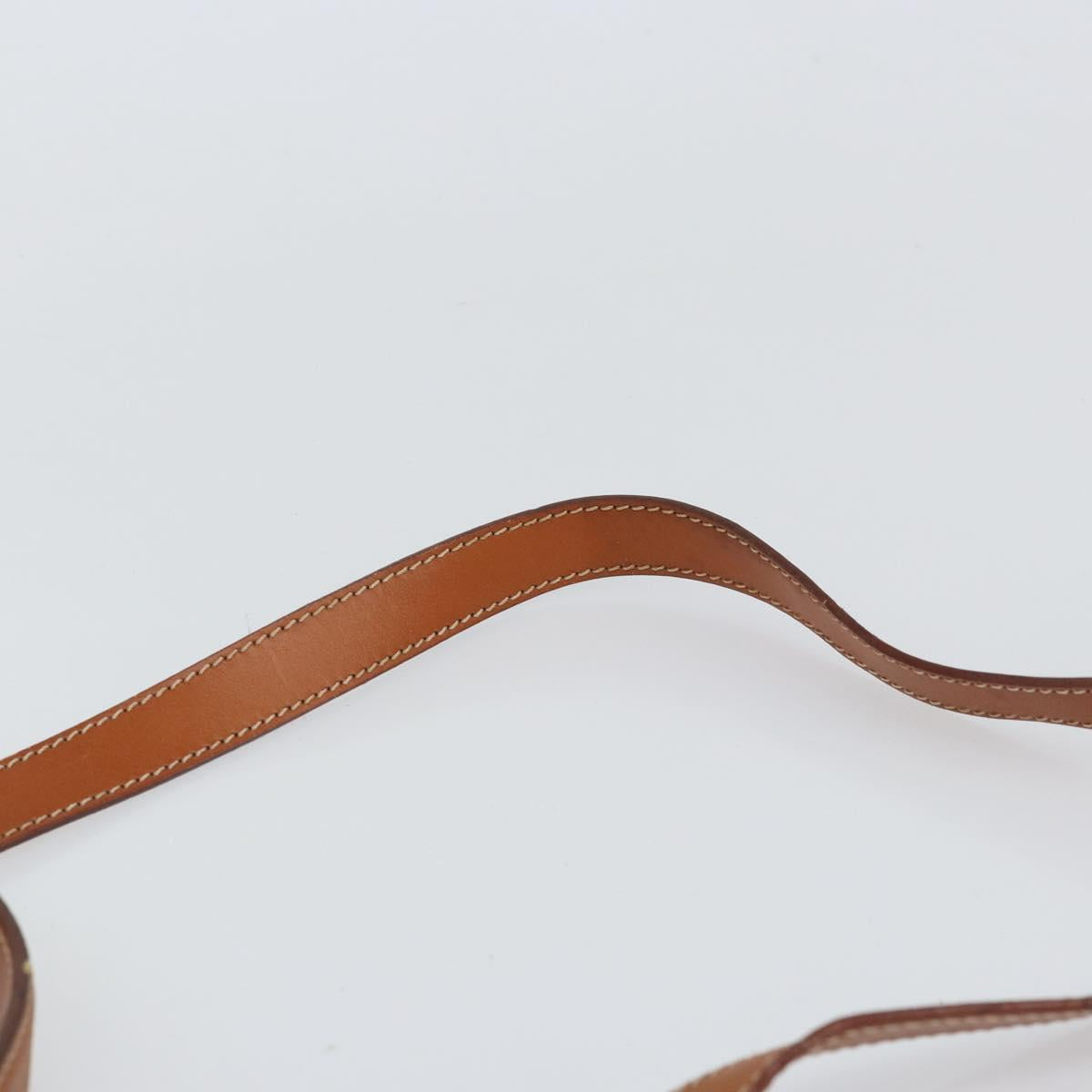 CELINE Macadam Canvas Hand Bag PVC Leather 2way Brown Gold Auth 161500