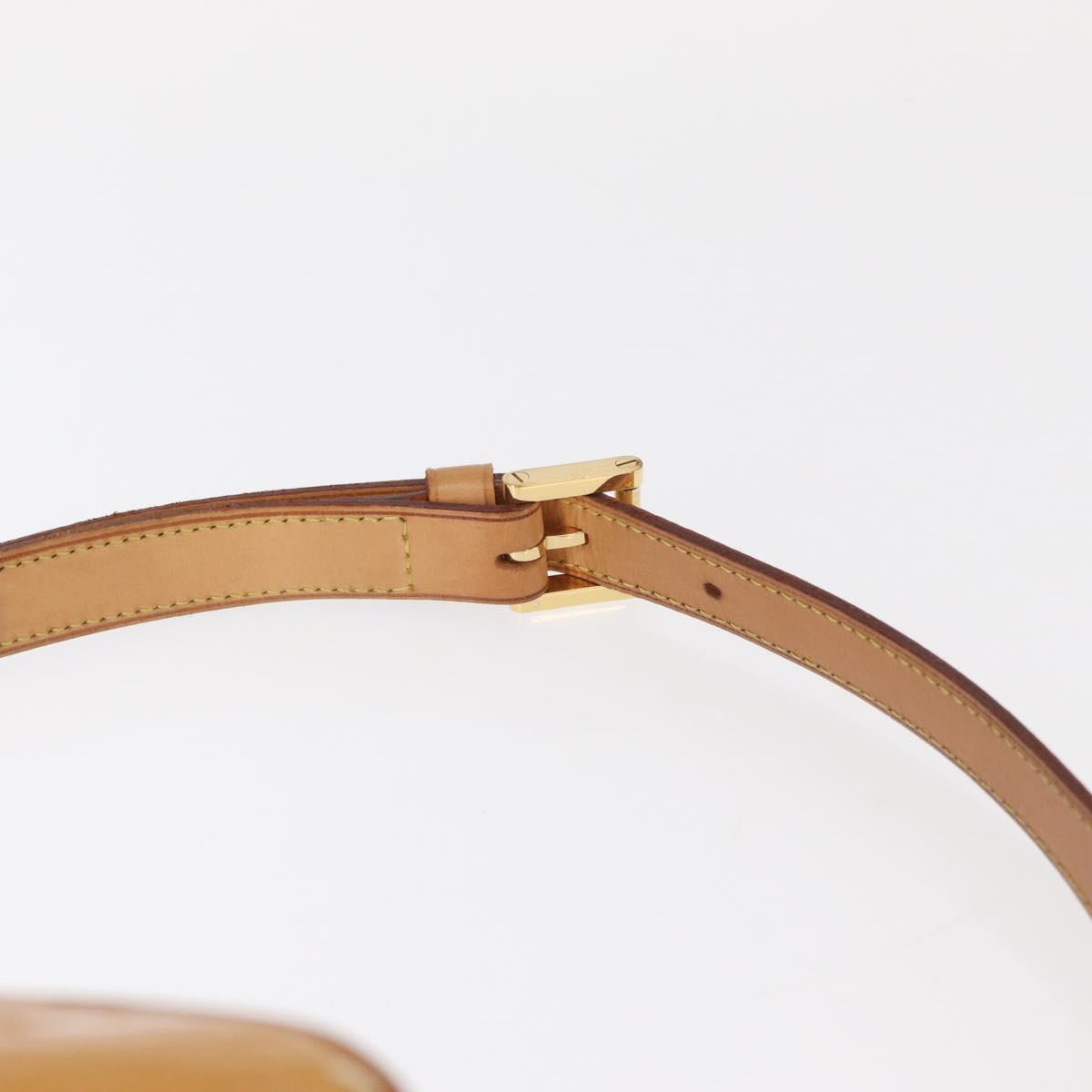 LOUIS VUITTON Monogram Vernis Wooster Bag Lime Yellow M91075 LV Auth 161506