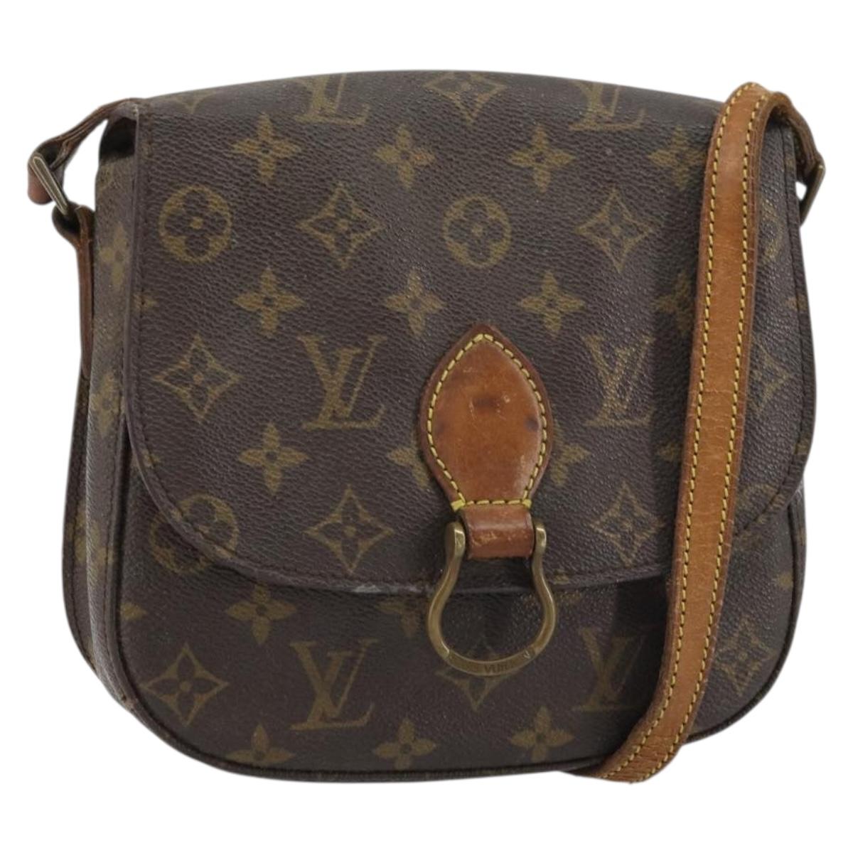 LOUIS VUITTON Monogram Saint Cloud MM Shoulder Bag M51243 LV Auth 161518