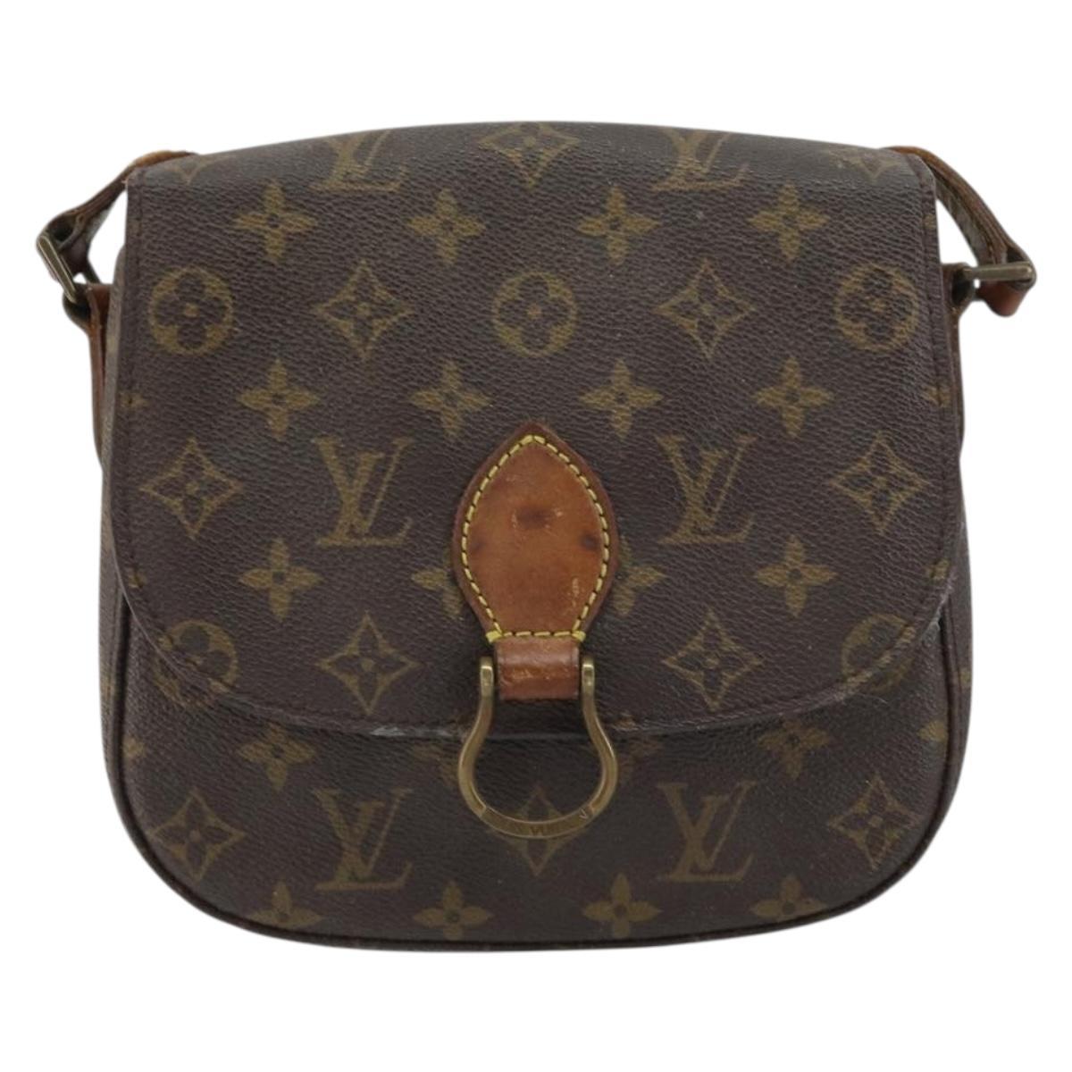 LOUIS VUITTON Monogram Saint Cloud MM Shoulder Bag M51243 LV Auth 161518