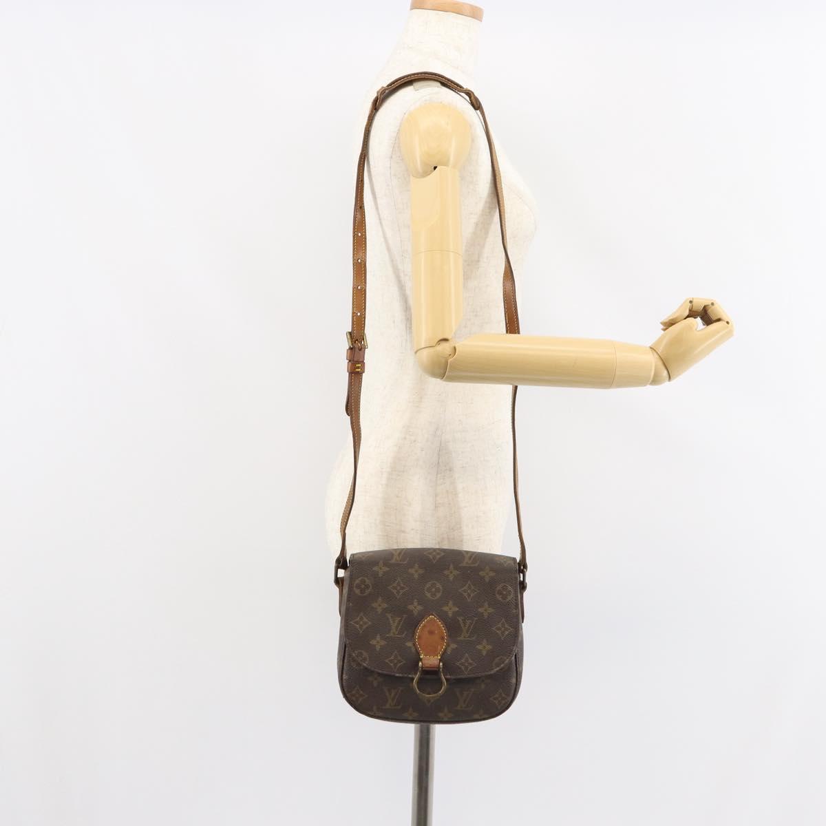 LOUIS VUITTON Monogram Saint Cloud MM Shoulder Bag M51243 LV Auth 161518