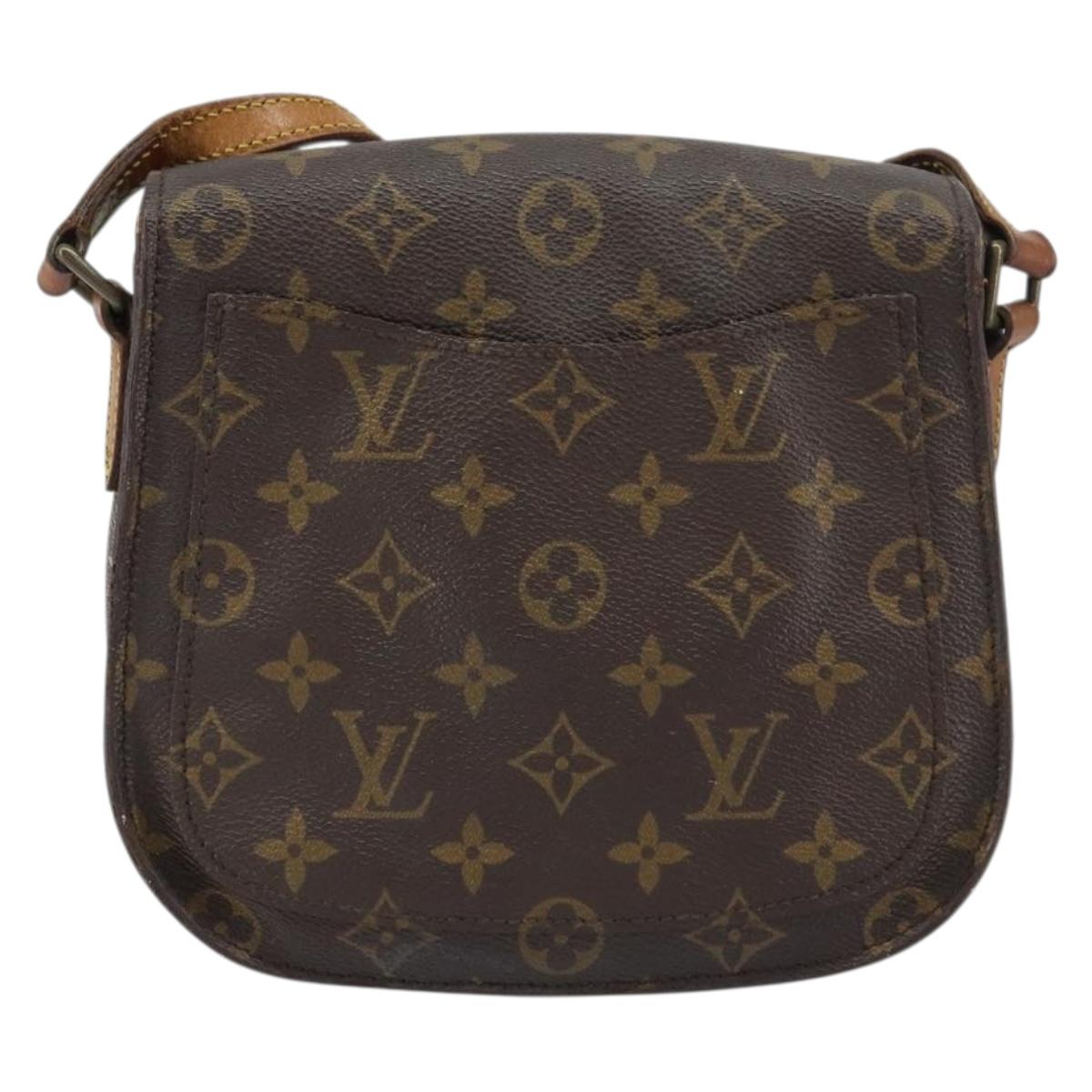 LOUIS VUITTON Monogram Saint Cloud MM Shoulder Bag M51243 LV Auth 161518