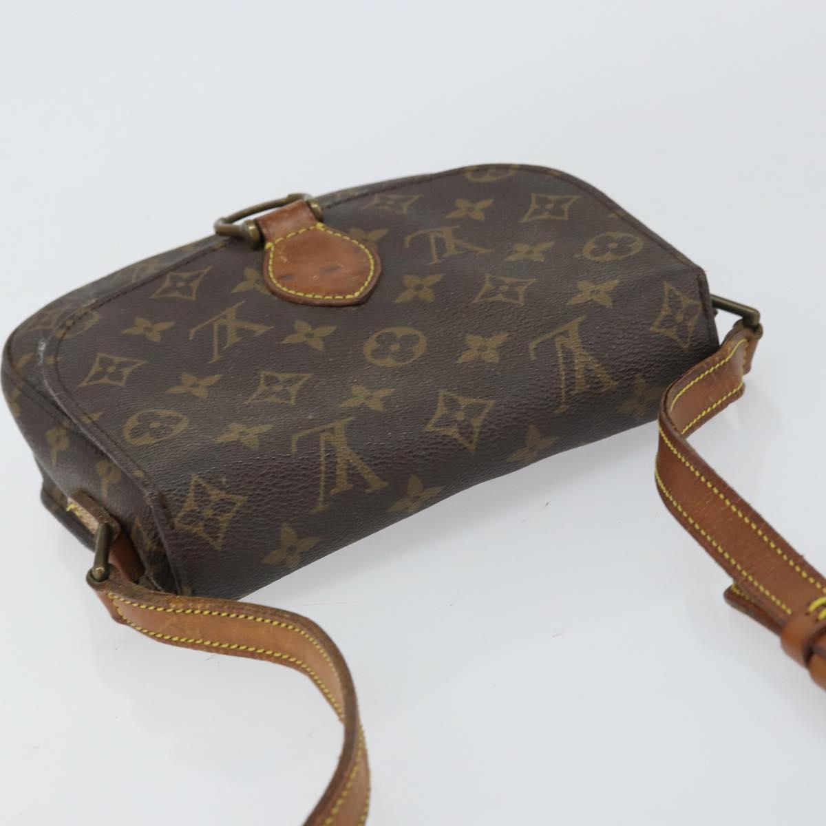 LOUIS VUITTON Monogram Saint Cloud MM Shoulder Bag M51243 LV Auth 161518
