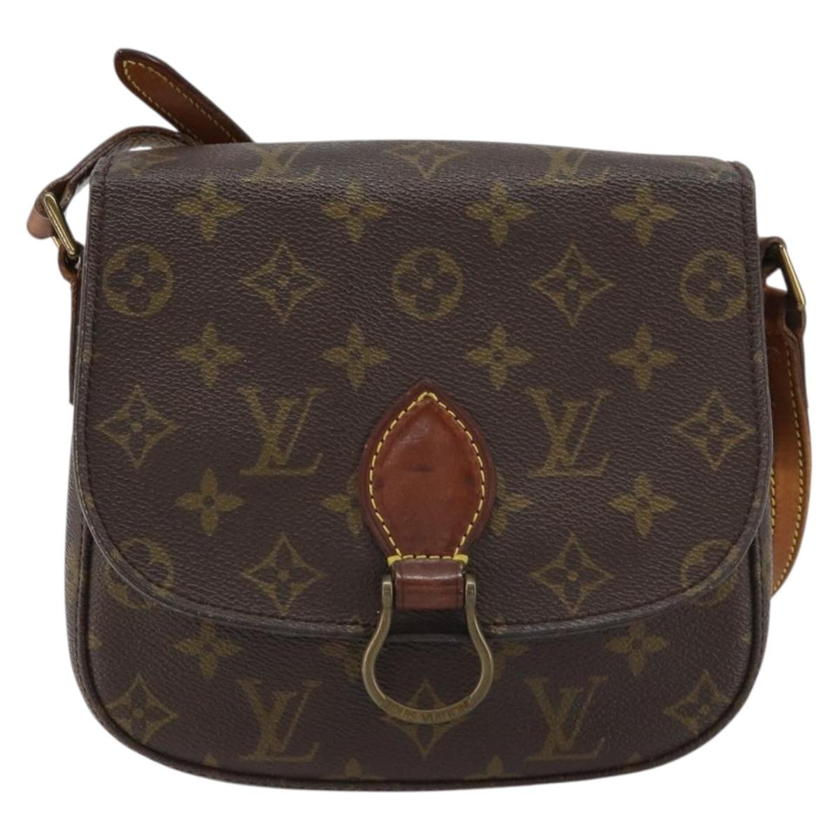 LOUIS VUITTON Monogram Saint Cloud MM Shoulder Bag M51243 LV Auth 161519