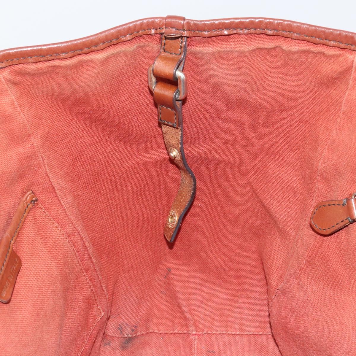 BURBERRY Nova Check Tote Bag PVC Beige Gold Auth 161529